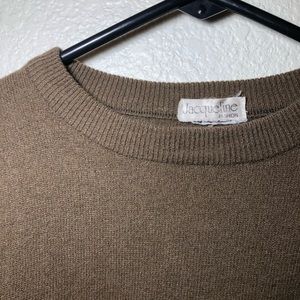 brown sweater